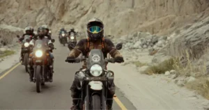 Bikers on a mountain road with motorcycle insurance